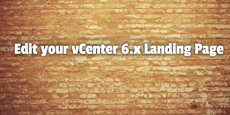 Edit your landing page